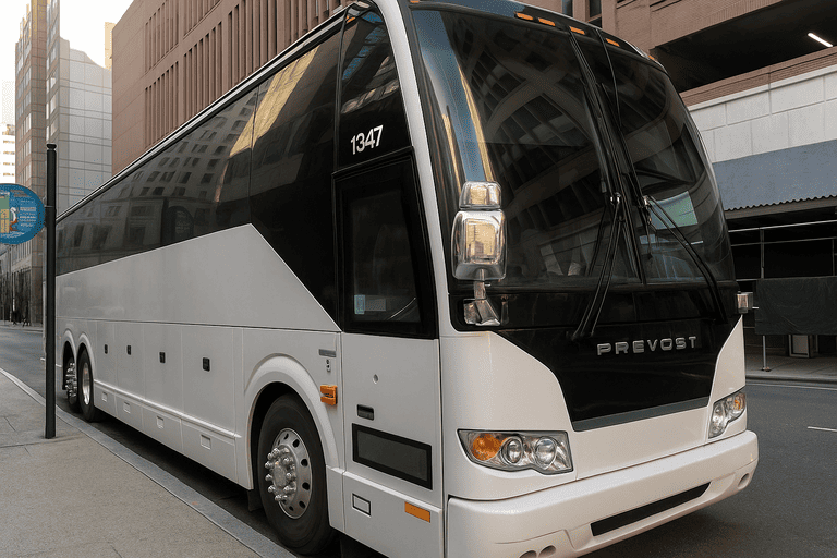 a York Charter Bus coach bus