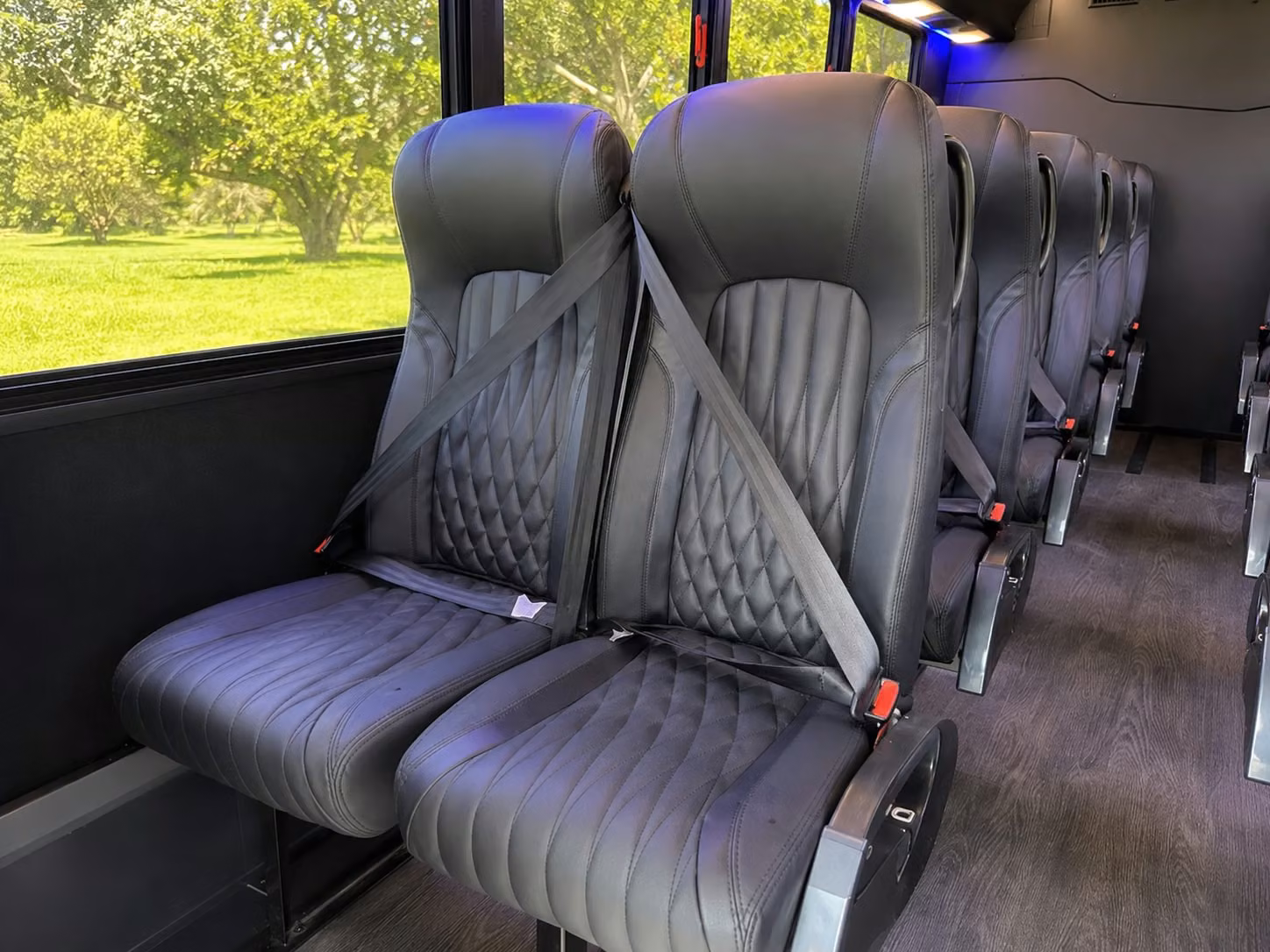 18 passenger minibus inside