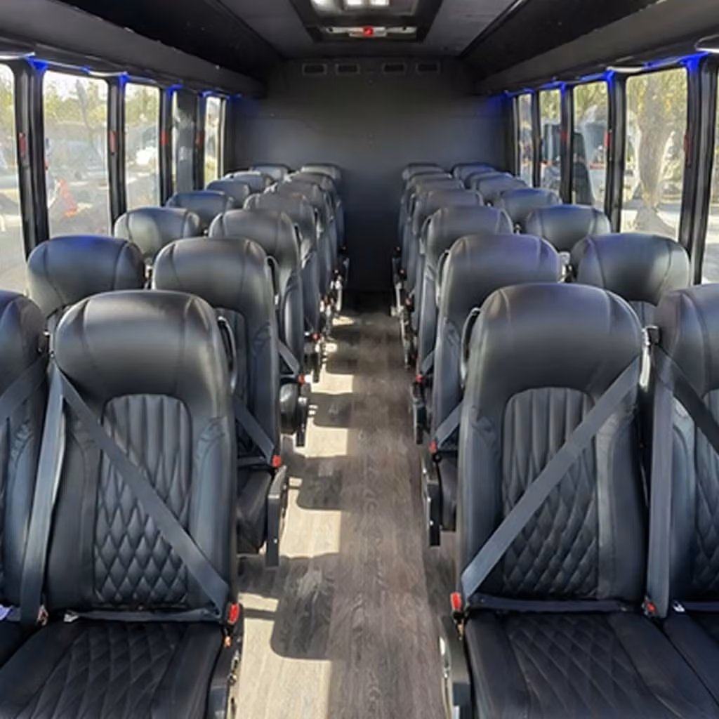 25 passenger minibus inside