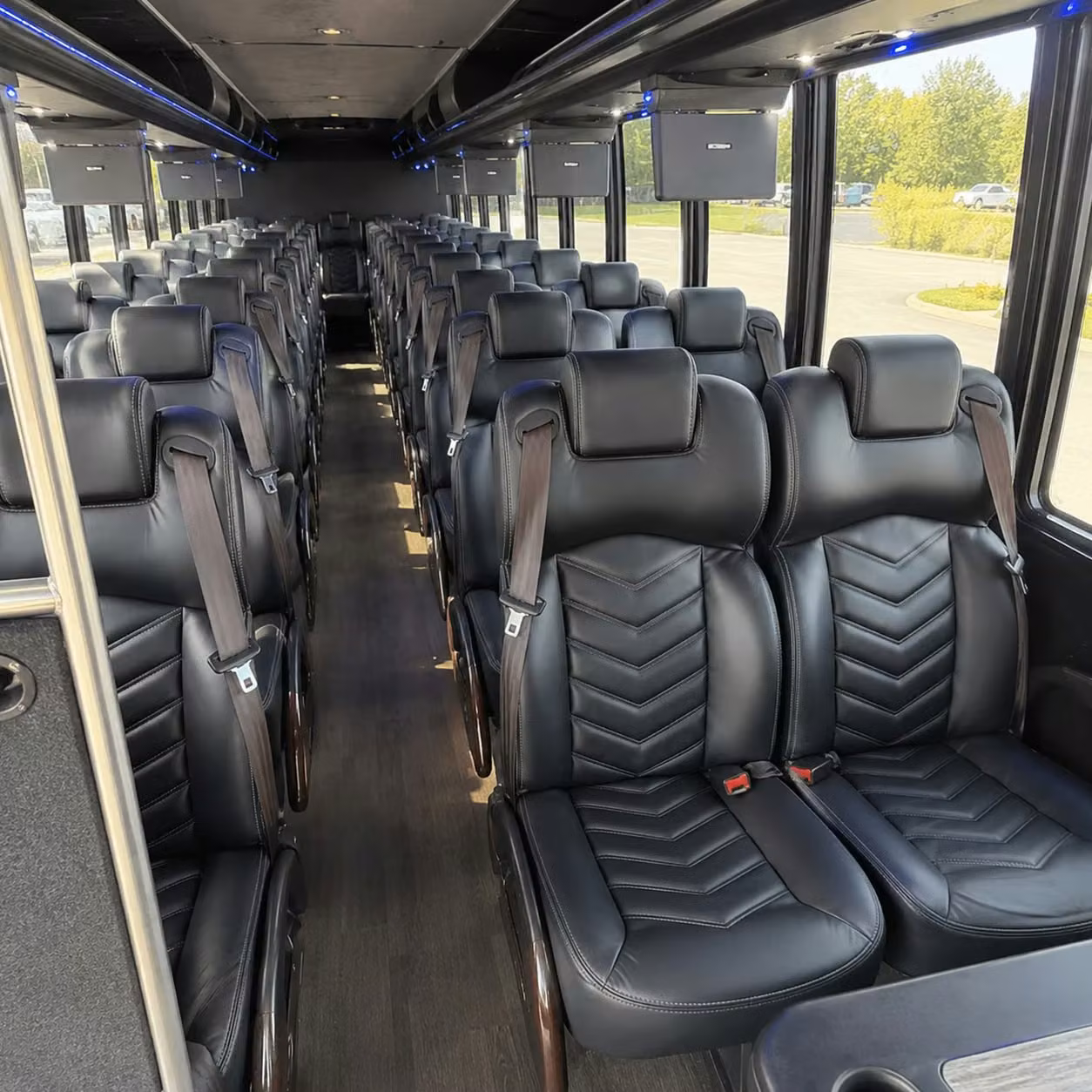 30 passenger minibus inside