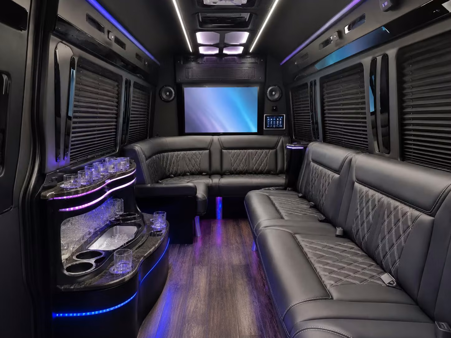 bus rental options for york trips